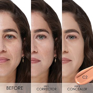 Hy-Glam Brightening & Hydrating Medium to Full Coverage Crease Proof Serum Color Corrector
