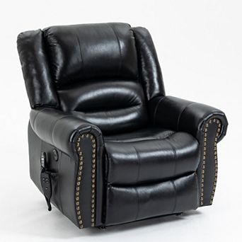 Merax Power Lift Recliner Chair with Heat & Massage 350LB Heavy Duty, Dual Motor Infinite Position