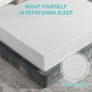 6in Mattress in a Box, Gel Memory Foam, Medium Firm, Pressure Relief, Cooling Sleep Support