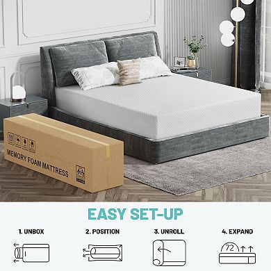 5inch Mattress in a Box, Gel Memory Foam, Medium Firm, Pressure Relief, Cooling Sleep Support