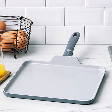 GreenPan Dover PFAS-Free Healthy Ceramic Nonstick 11-Inch Square Griddle