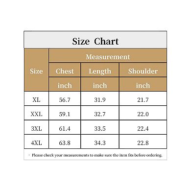 Men's Big & Tall V-Neck Solid Sleeveless Vest Comfortable Breathable Casual Tank Top