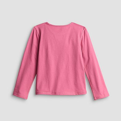Toddler & Girls 4-12 Jumping Beans® Sensory Adaptive Long Sleeve Tee