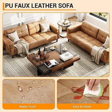 83 Inches 3-Seater Sofa Couch