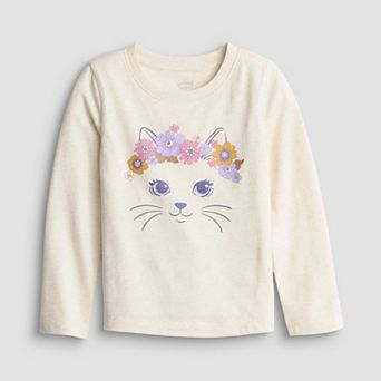 Toddler & Girls 6-12 Jumping Beans® Physical Adaptive Long Sleeve Tee