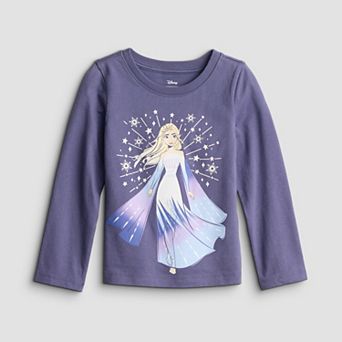 Toddler & Girl's 4-12 Jumping Beans® Disney's Adaptive Frozen's Elsa Long Sleeve Tee