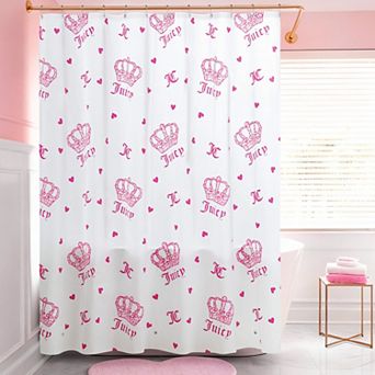 Juicy Couture Crown PEVA Shower Curtain