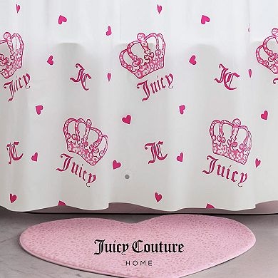 Juicy Couture Crown PEVA Shower Curtain