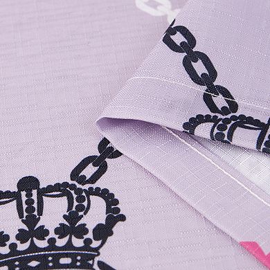 Juicy Couture Chain Diamond Shower Curtain with Hooks