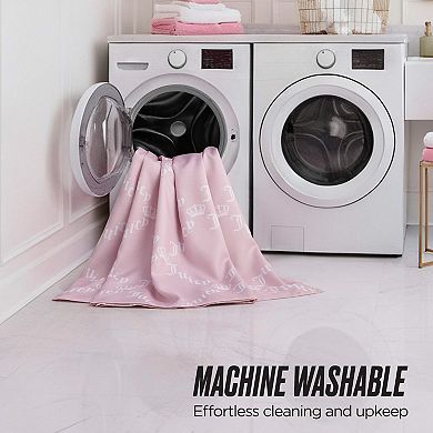 Juicy Couture Gothic Diamond Crowns Shower Curtain with Hooks