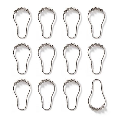 Juicy Couture Blooming Flowers Shower Curtain with Hooks