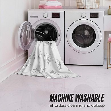 Juicy Couture Crown Toss Shower Curtain with Hooks