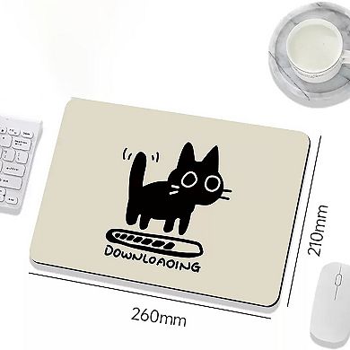 Cute Cat Graphic Non Slip Mouse Pad for Desk and Office Use