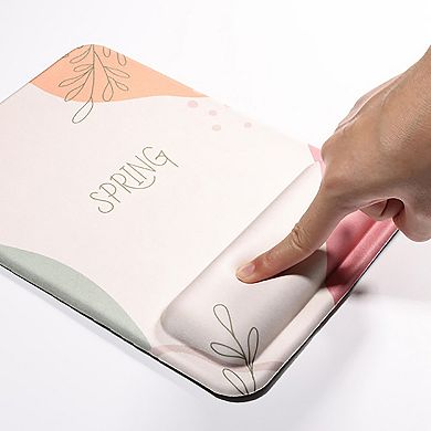 Ergonomic Mouse Pad with Memory Foam Wrist Support and Non Slip Base