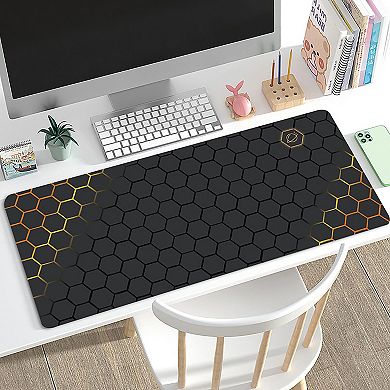 Extended Gaming Mouse Pad with Anti Slip Rubber Base and Smooth Precision Surface