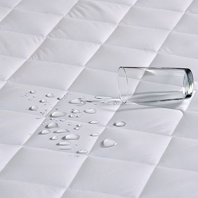 Lux Decor Microfiber Quilted Mattress Pad Hypoallergenic Easy Fit Waterproof Mattress Topper
