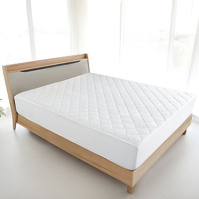 Lux Decor Microfiber Quilted Mattress Pad Hypoallergenic Easy Fit Waterproof Mattress Topper