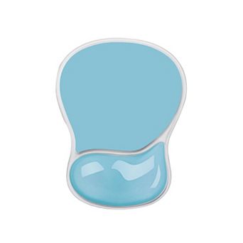 Clear Gel Wrist Support Mouse Pad With Ergonomic Cushion And Non Slip Base