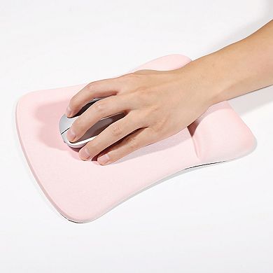 Ergonomic Memory Foam Wrist Support Mouse Pad with Non Slip Base