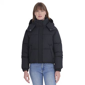 Juniors' Sebby Hooded Puffer Coat
