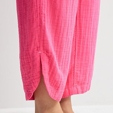 Women's Sonoma Goods For Life® Pull-On Guaze Ankle Pants