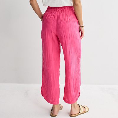 Women's Sonoma Goods For Life® Pull-On Guaze Ankle Pants