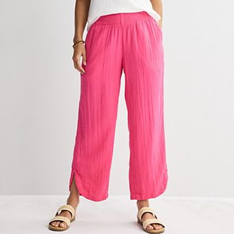 Women's Sonoma Goods For Life® Pull-On Guaze Ankle Pants