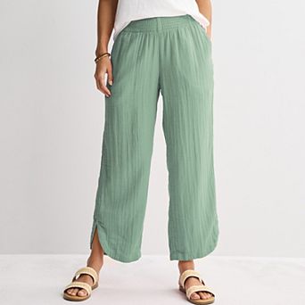 Women's Sonoma Goods For Life® Pull-On Guaze Ankle Pants