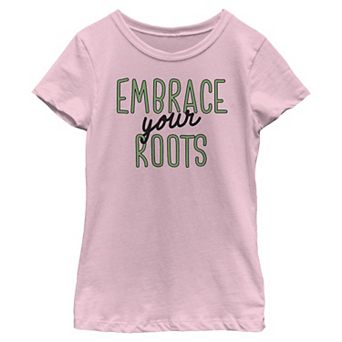 Girls' Embrace Your Roots Short Sleeve Crew Tee