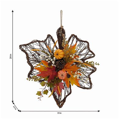Celebrate Together™ Fall Artificial Leaf Botanical Wall Decor