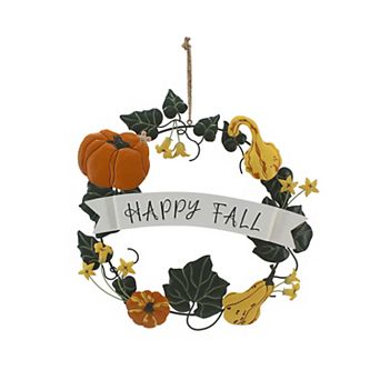 Celebrate Together™ Fall Happy Fall Metal Wreath