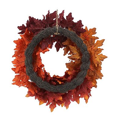 Celebrate Together™ Fall Ombre Leaves Artificial Wreath