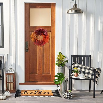 Celebrate Together™ Fall Ombre Leaves Artificial Wreath