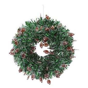 Celebrate Together™ Fall Football Tinsel Wreath