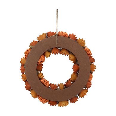 Celebrate Together™ Fall Harvest Pumpkin Woodcurl Wreath