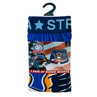 Men's America Strong Eagle All-Over Print Boxer Shorts