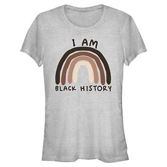 Juniors' SO® I Am Black History Graphic Tee
