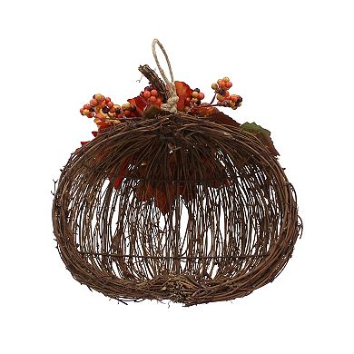 Celebrate Together™ Fall Rattan Pumpkin Botanical Wall Decor