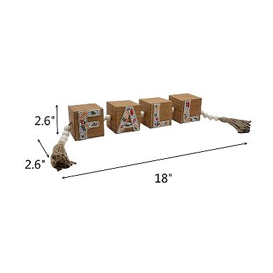 Celebrate Together™ Fall Wood Block Table Decor