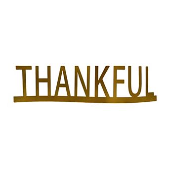 Celebrate Together™ Fall Thankful Metal Table Decor