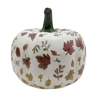 Celebrate Together™ Fall Ceramic Leaf Pumpkin Table Decor