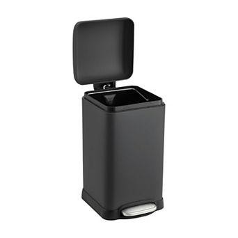 Bathroom Trash Can with Lid, 12l/ 3.2 Gallon Trash Can with Removable Inner Bucket