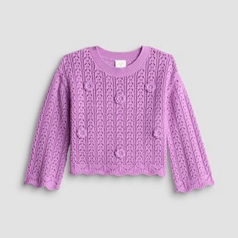 Girls 4-12 Jumping Beans® Embellished Sweater