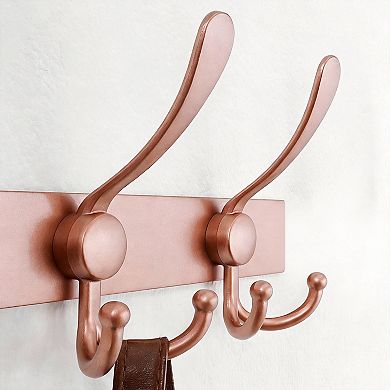 Wall Coat Rack 29.5" 8 Hooks Heavy Duty Entryway