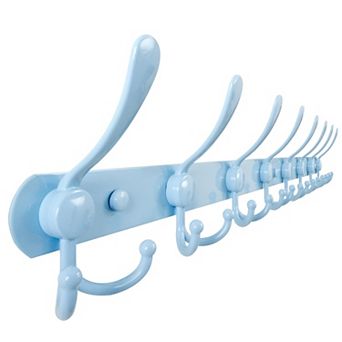 Wall Coat Rack 29.5" 8 Hooks Heavy Duty Entryway
