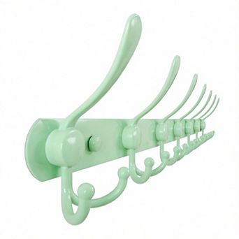 Wall Coat Rack 29.5" 8 Hooks Heavy Duty Entryway