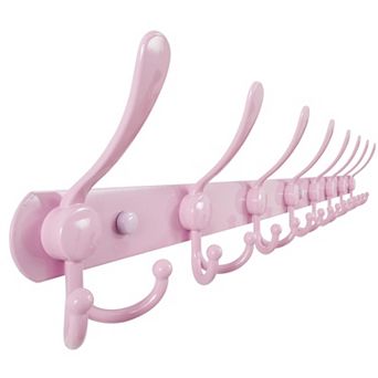 Wall Coat Rack 29.5" 8 Hooks Heavy Duty Entryway