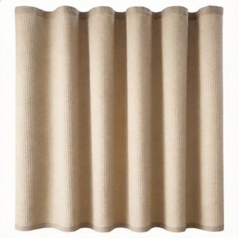 12 hooks Waffle Weave Fabric Shower Curtain Heavy Duty Hotel Luxury Weighted Hooks