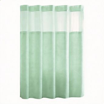Heavyweight Snap-In Waffle Shower Curtain Hotel Spa 100% Polyester