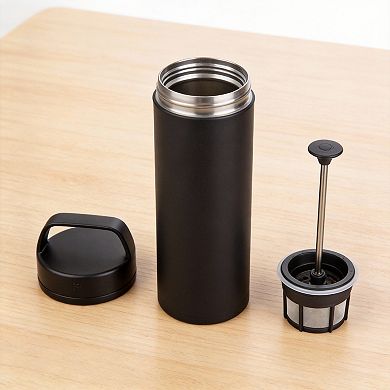 16 oz Ultralight Travel French Press Vacuum Stainless
